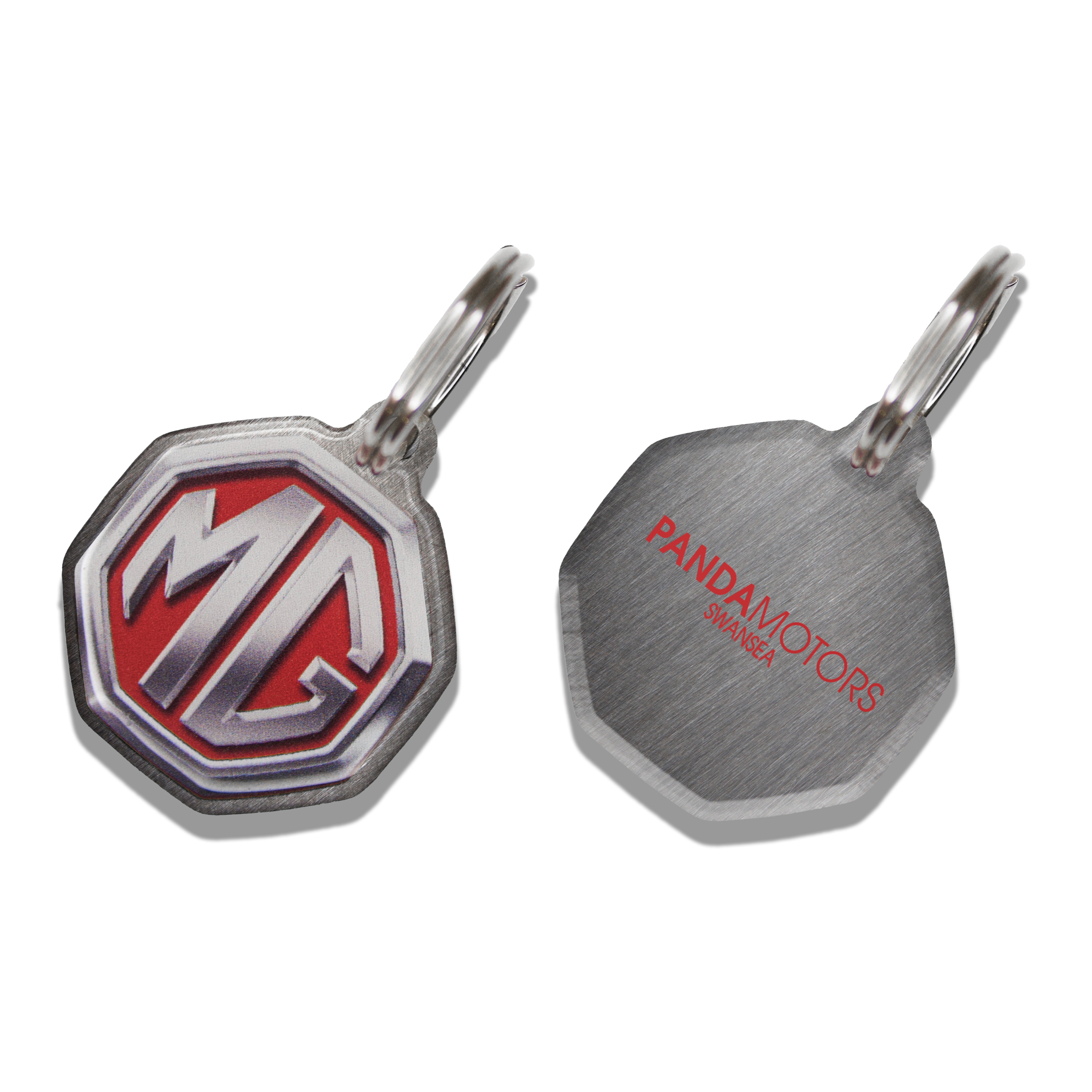 Brushed Stainless Steel Key Rings