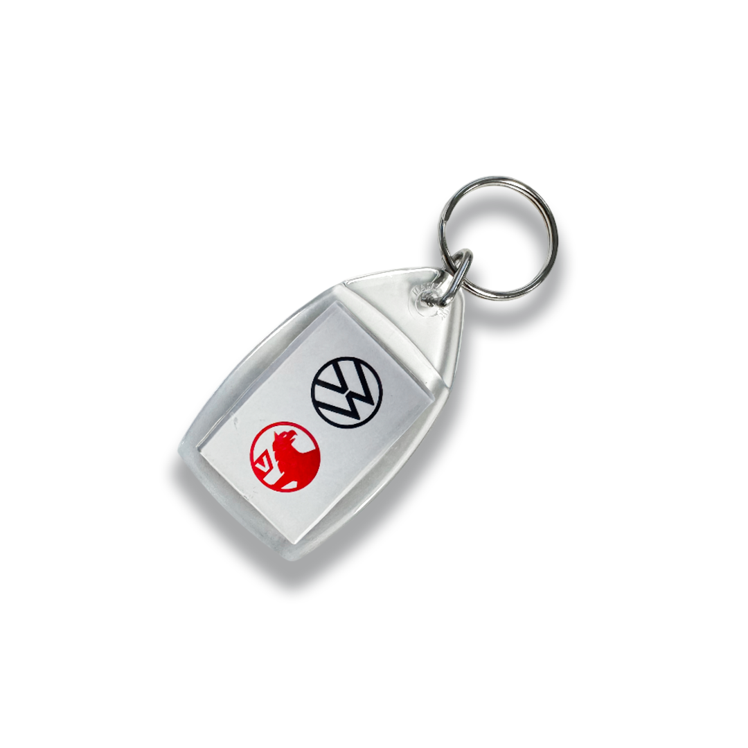 Clear Acrylic Key Rings
