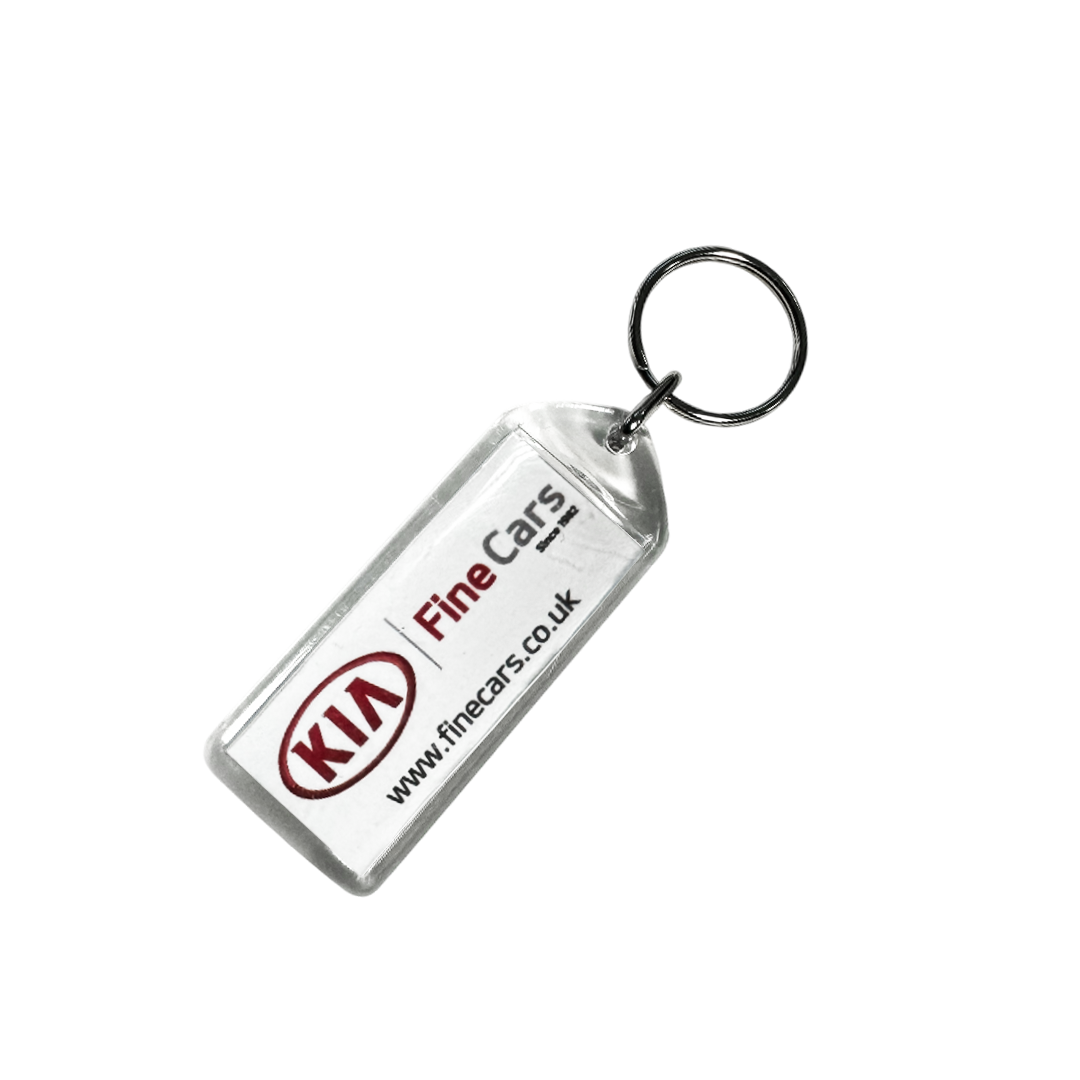Clear Acrylic Key Rings