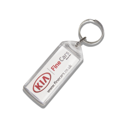 Clear Acrylic Key Rings