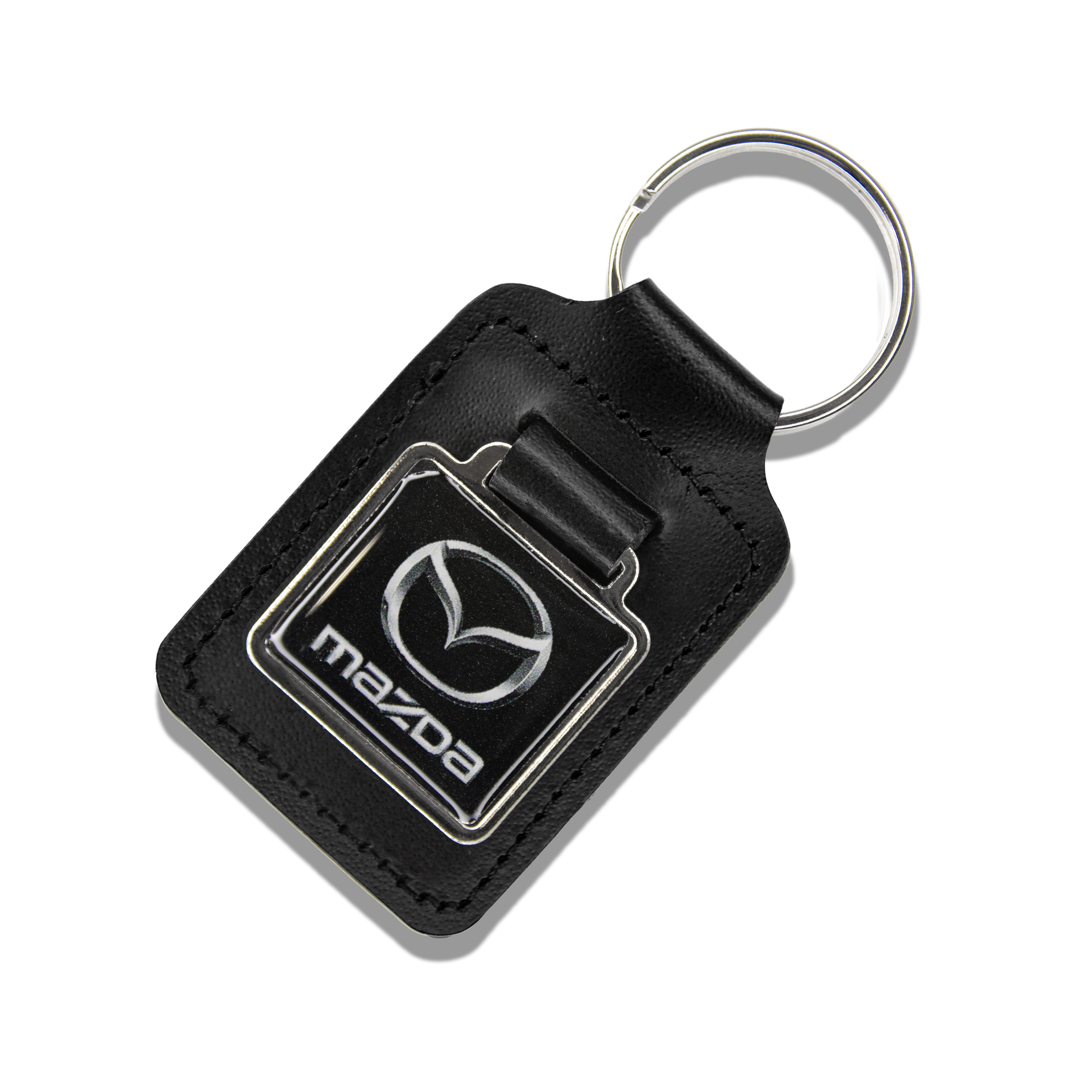 Medallion Leather Key Rings