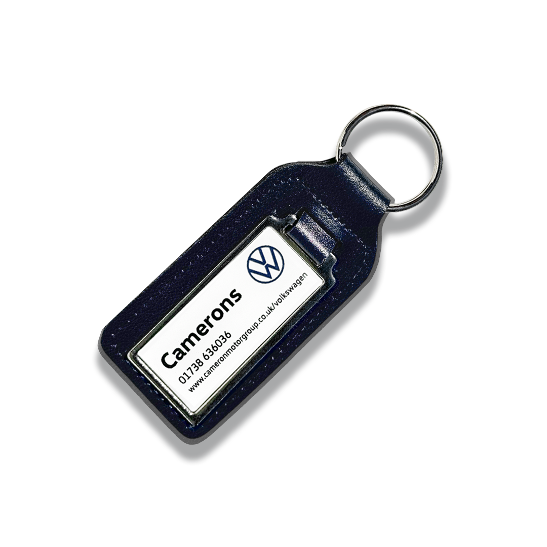 Medallion Leather Key Rings