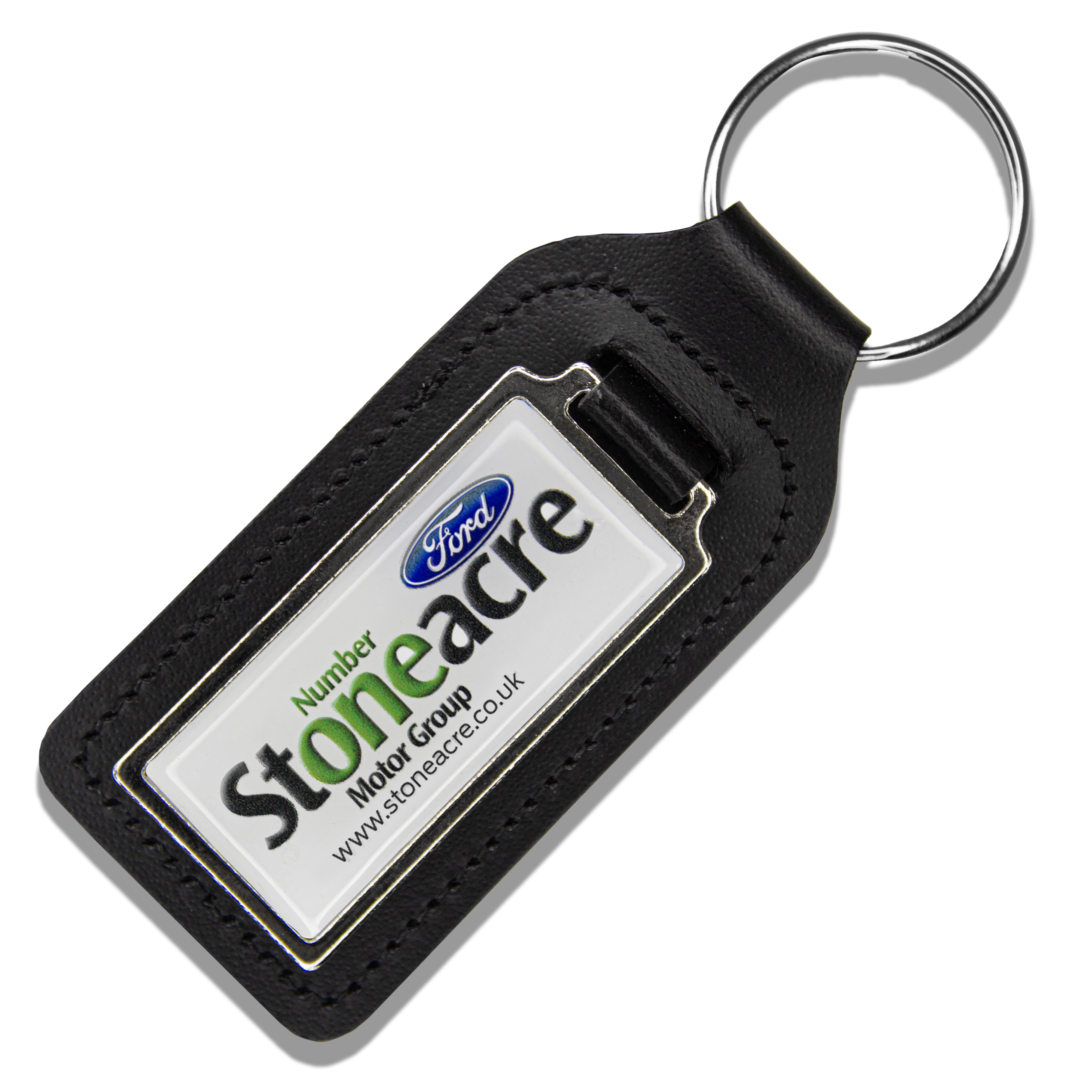 Medallion Leather Key Rings