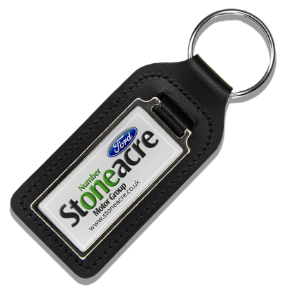 Medallion Leather Key Rings