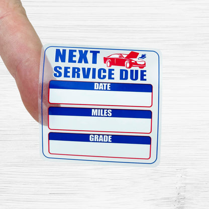 Service Reminder Stickers